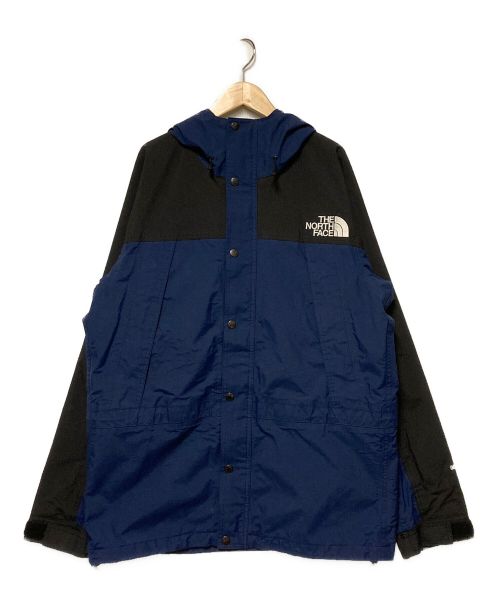 THE NORTH FACE（ザ ノース フェイス）THE NORTH FACE (ザ ノース フェイス) マウンテンライトジャケット / マウンテンパーカー ネイビー×ブラック サイズ:XLの古着・服飾アイテム