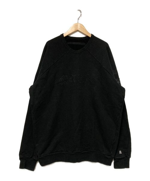 NILoS（ニルズ）NILoS (ニルズ) CK-COTTON SWEAT / クルーネックスウェット ブラック サイズ:1の古着・服飾アイテム