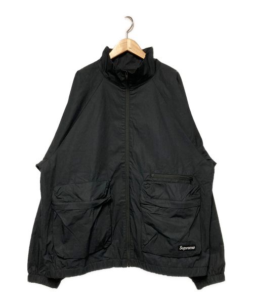 SUPREME（シュプリーム）SUPREME (シュプリーム) 23SS Raglan Utility Jacket / ラグランジップアップジャケット ブラック サイズ:XLの古着・服飾アイテム