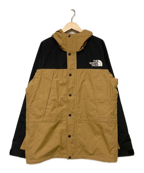 THE NORTH FACE（ザ ノース フェイス）THE NORTH FACE (ザ ノース フェイス) Mountain Light Jacket / マウンテンパーカー ブラウン×ブラック サイズ:Ｍの古着・服飾アイテム