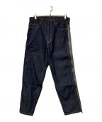 AVIREXアヴィレックス）の古着「24AW 5POCKET DENIM PANTS / デニムパンツ」｜インディゴ×カーキ