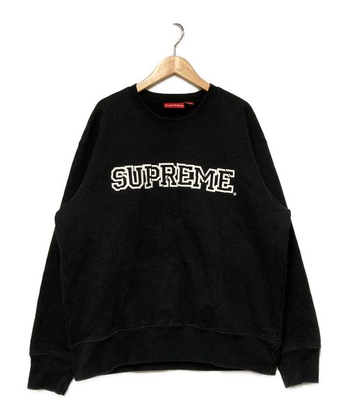 SUPREME（シュプリーム）SUPREME (シュプリーム) 21AW Shattered Logo Crewneck / クルーネックスウェット ブラック サイズ:Sの古着・服飾アイテム