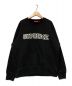 SUPREME（シュプリーム）の古着「21AW Shattered Logo Crewneck / クルーネックスウェット」｜ブラック