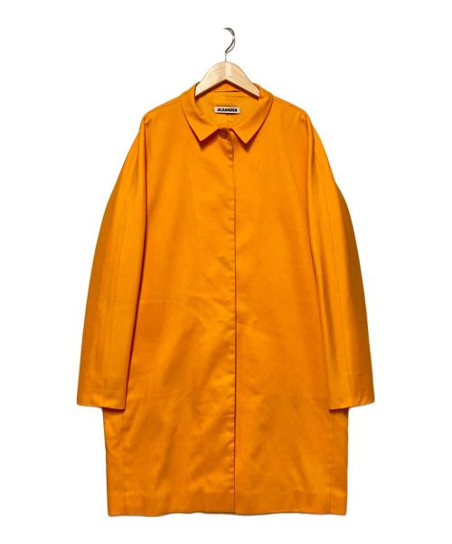 JIL SANDER（ジルサンダー）JIL SANDER (ジルサンダー) 比翼ステンカラーコート オレンジ サイズ:34の古着・服飾アイテム