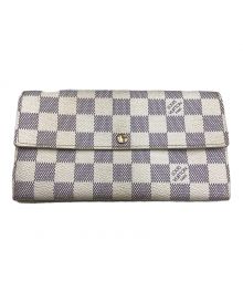 LOUIS VUITTON（ルイ ヴィトン）の古着「長財布」｜ホワイト×グレー