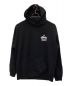 STUSSY x UNION THE STUSSY UNION HOOD（ステューシー×ユニオン）の古着「プルオーバーパーカー」｜ブラック×ブルー