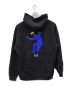 STUSSY x UNION THE STUSSY UNION HOOD (ステューシー×ユニオン) プルオーバーパーカー ブラック×ブルー サイズ:XL：20800円