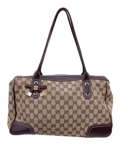 中古・古着通販】GUCCI (グッチ) ハンドバッグ ブラウン｜ブランド・古着通販 トレファク公式【TREFAC FASHION】スマホサイト