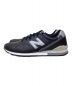 NEW BALANCE (ニューバランス) スニーカー ブラック×グレー サイズ:27.5cm：11800円