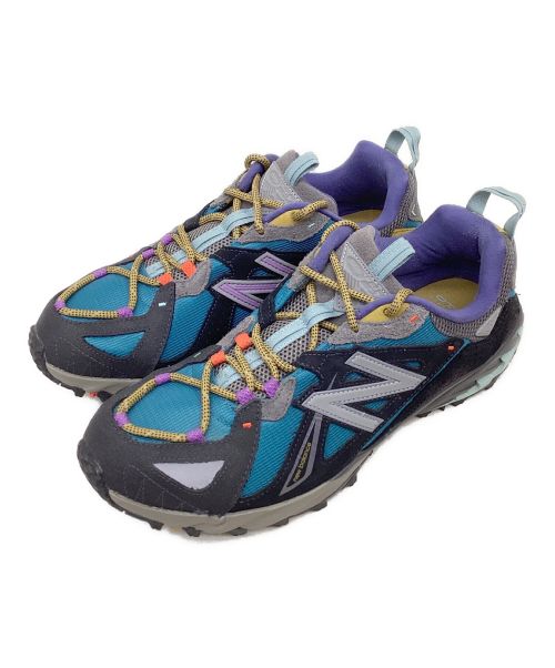 NEW BALANCE（ニューバランス）NEW BALANCE (ニューバランス) スニーカー グリーン×ブラック×パープル サイズ:28.5の古着・服飾アイテム