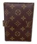 LOUIS VUITTON (ルイ ヴィトン) 手帳カバー ブラウン：11000円