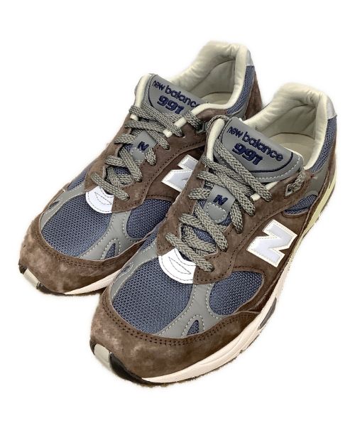 NEW BALANCE（ニューバランス）NEW BALANCE (ニューバランス) スニーカー　M991 BNG ブラウン・ネイビー・グレー サイズ:US 8の古着・服飾アイテム