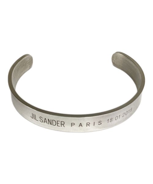 JIL SANDER（ジルサンダー）JIL SANDER (ジルサンダー) シルバーバングル サイズ:Mサイズの古着・服飾アイテム