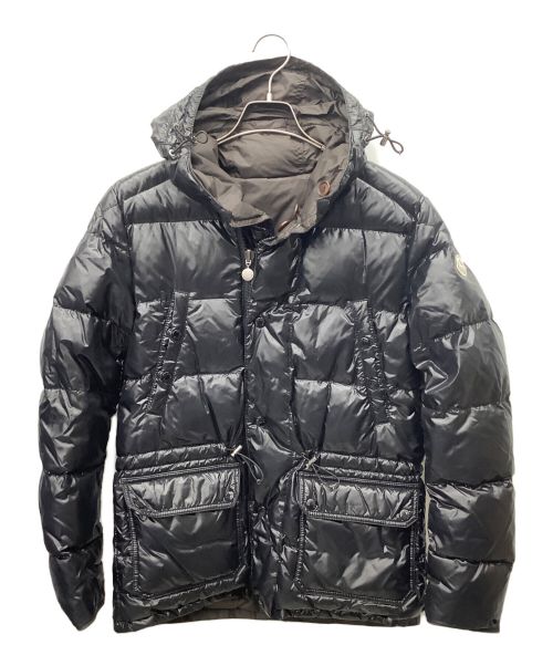 MONCLER（モンクレール）MONCLER (モンクレール) リバーシブルダウンジャケット ブラック サイズ:SIZE 1の古着・服飾アイテム