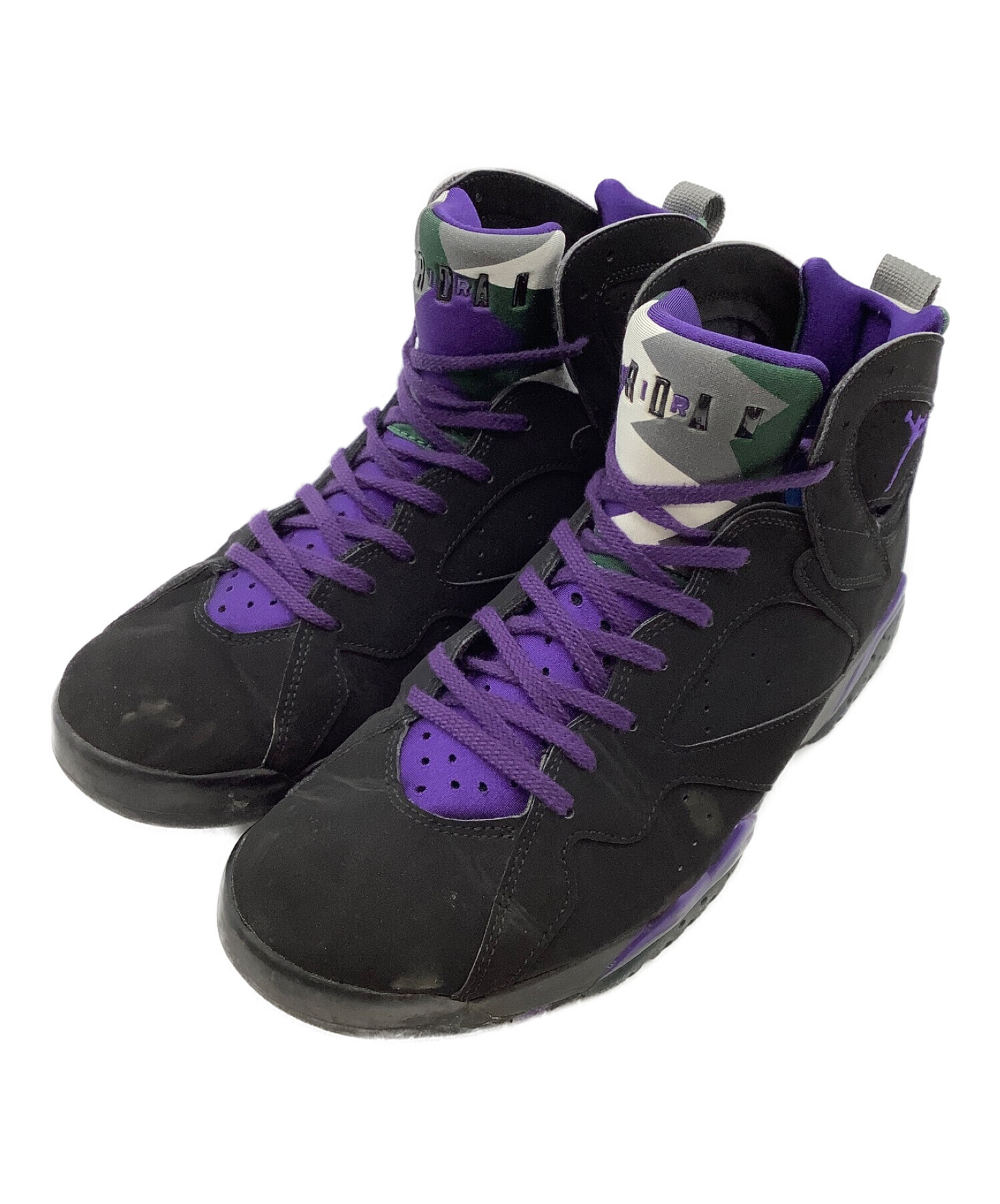 中古 古着通販 Nike ナイキ ハイカットスニーカー Air Jordan7 Retro ブラック パープル サイズ 28 5 ブランド 古着通販 トレファク公式 Trefac Fashion