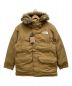 THE NORTH FACE（ザ ノース フェイス）の古着「ダウンジャケット」｜キャメル