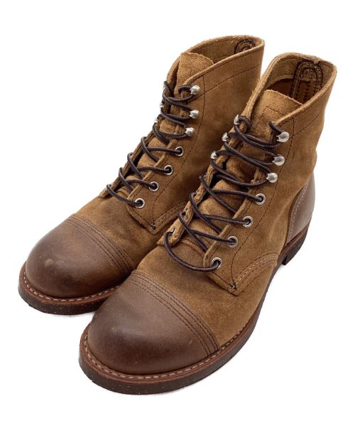 RED WING（レッドウィング）RED WING (レッドウィング) スウェードブーツ ブラウン サイズ:26.5の古着・服飾アイテム