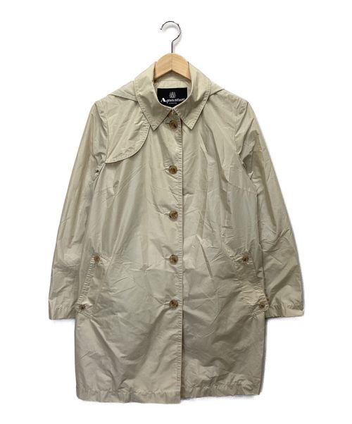 Aquascutum（アクアスキュータム）Aquascutum (アクアスキュータム) 撥水ステンカラーコート ベージュ サイズ:13の古着・服飾アイテム