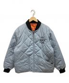 TOY MACHINEトイマシーン）の古着「WINGED SECT ROCKET PADDING JACKET」｜グレー