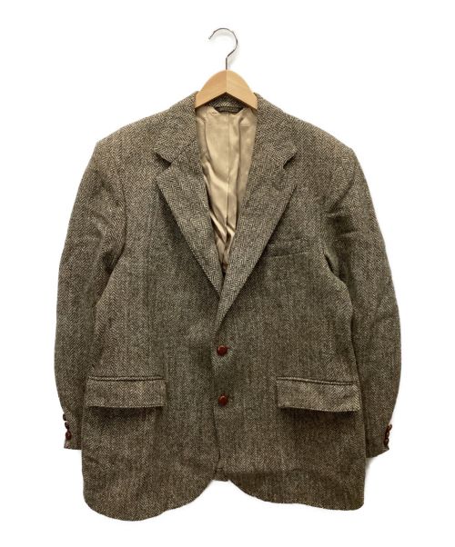 AUSTIN-HILL（オースティン ヒル）AUSTIN-HILL (オースティン ヒル) Harris Tweed (ハリスツイード) ツイードジャケット ベージュ サイズ:46の古着・服飾アイテム