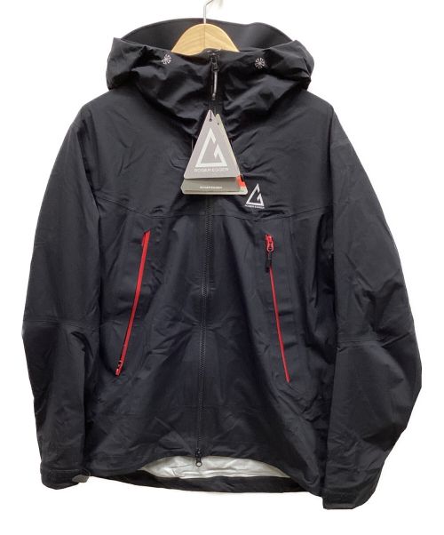 ROGER EGGER（ロジャーエーガー）ROGER EGGER (ロジャーエーガー) CLIMASENSOR RAIN JKT ブラック×レッド サイズ:Mの古着・服飾アイテム