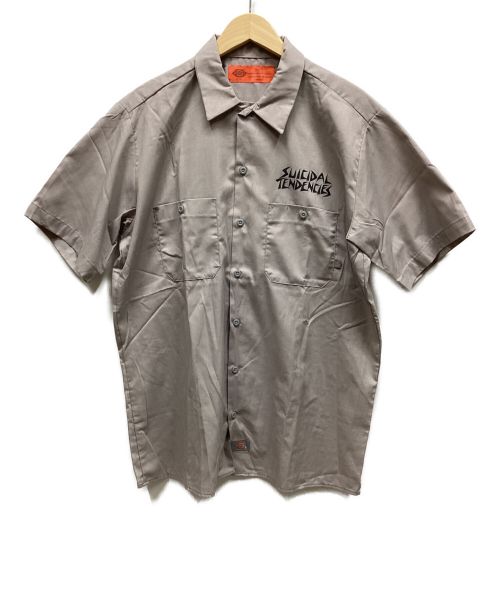 Dickies（ディッキーズ）Dickies (ディッキーズ) シャツ ブラウン サイズ:Lの古着・服飾アイテム