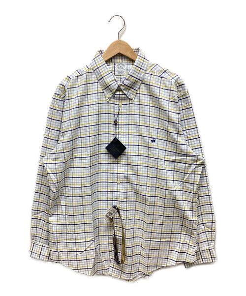 BROOKS BROTHERS（ブルックスブラザーズ）BROOKS BROTHERS (ブルックスブラザーズ) シャツ ブルー×イエロー サイズ:XL 未使用品の古着・服飾アイテム