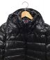 中古・古着 MONCLER (モンクレール) ダウンジャケット ブラック サイズ:1：43800円