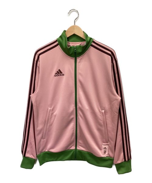 adidas（アディダス）adidas (アディダス) トラックジャケット ピンク サイズ:Lの古着・服飾アイテム