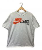 NIKE×stussyナイキ×ステューシー）の古着「カットソー」｜ホワイト×オレンジ