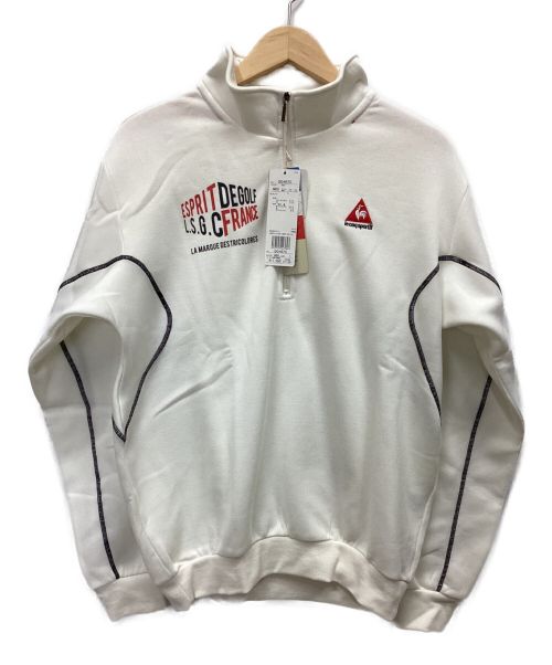 le coq sportif（ルコックスポルティフ）le coq sportif (ルコックスポルティフ) スイングトップ アイボリー サイズ:Lの古着・服飾アイテム