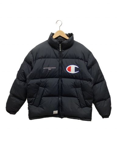 中古・古着通販】Champion (チャンピオン) ダウンジャケット ブラック