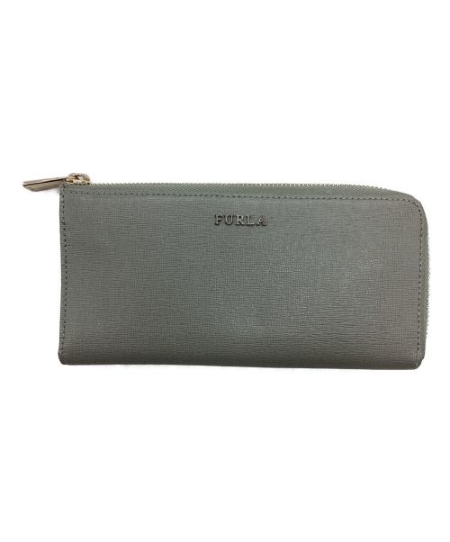 FURLA（フルラ）FURLA (フルラ) L字ジップ長財布 グリーンの古着・服飾アイテム