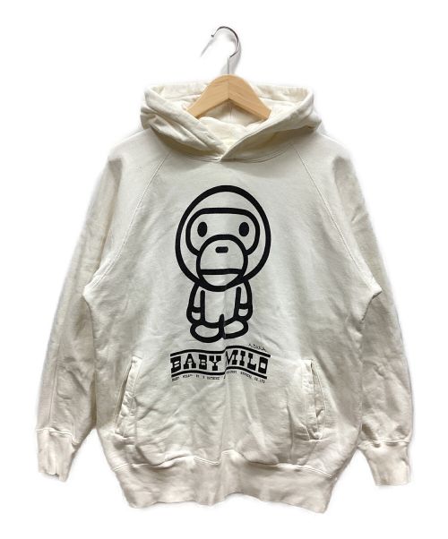 A BATHING APE（アベイシングエイプ）A BATHING APE (アベイシングエイプ) パーカー ホワイト サイズ:Sの古着・服飾アイテム