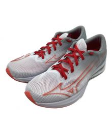 MIZUNO（ミズノ）の古着「ランニングシューズ」｜ホワイト×オレンジ