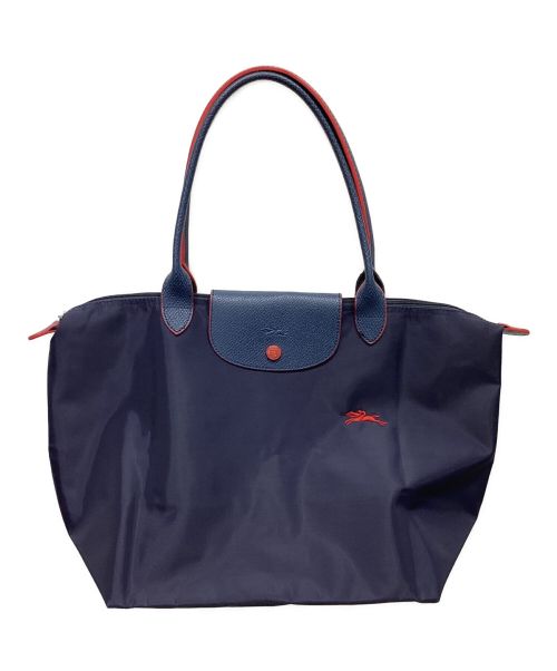 LONGCHAMP（ロンシャン）LONGCHAMP (ロンシャン) トートバッグ ネイビーの古着・服飾アイテム