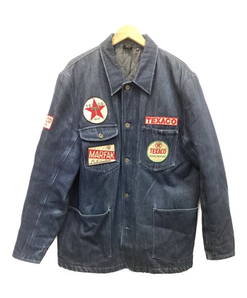 TEXACO（テキサコ）TEXACO (テキサコ) デニムジャケット インディゴ サイズ:Lの古着・服飾アイテム