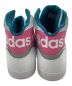 中古・古着 adidas (アディダス) ハイカットスニーカー ホワイト×ピンク サイズ:23.5：2980円