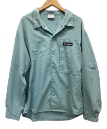 Columbia（コロンビア）の古着「Enjoy Mountain Life OFZ LS Shirt」｜ブルー