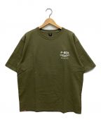 AVIREXアヴィレックス）の古着「FLYING SHARKS T-SHIRT」｜オリーブ