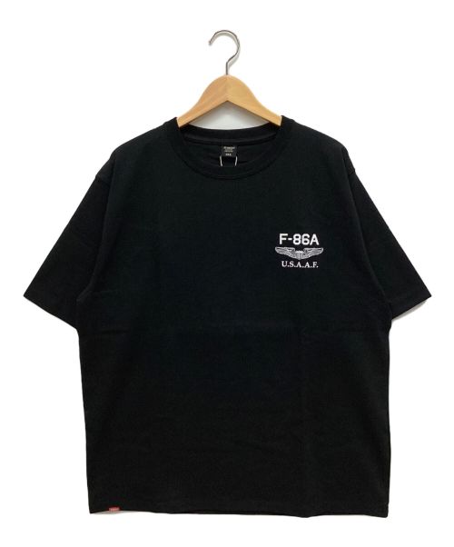 AVIREX（アヴィレックス）AVIREX (アヴィレックス) FLYING SHARKS T-SHIRT ブラック サイズ:2XL 未使用品の古着・服飾アイテム