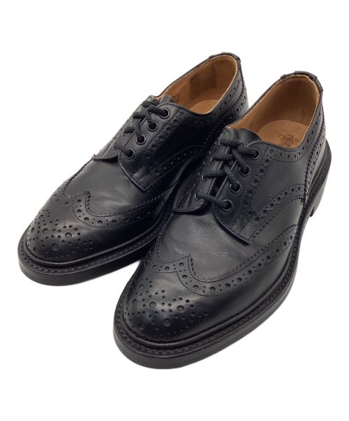 Tricker's（トリッカーズ）Tricker's (トリッカーズ) ウィングチップシューズ ブラック サイズ:６　1/2の古着・服飾アイテム