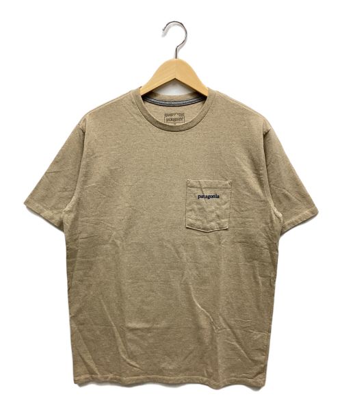 Patagonia（パタゴニア）Patagonia (パタゴニア) Tシャツ ベージュ サイズ:Sの古着・服飾アイテム