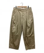 Engineered Garmentsエンジニアド ガーメンツ）の古着「Bontan Pant - High Count Twill」｜カーキ