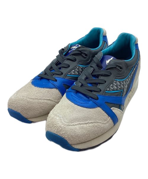 DIADORA（ディアドラ）DIADORA (ディアドラ) HANON (ハノン) スニーカー ブルー×グレー サイズ:46の古着・服飾アイテム