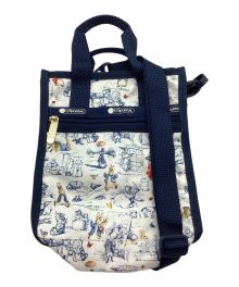 LeSportsac×Peter Rabbit（レスポートサック×ピーターラビット）の古着「ショルダーバッグ」｜ホワイト×ネイビー