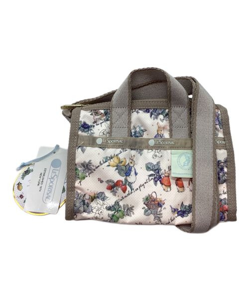 LeSportsac（レスポートサック）LeSportsac (レスポートサック) Peter Rabbit (ピーターラビット) ショルダーバッグ ホワイト×ベージュ 未使用品の古着・服飾アイテム