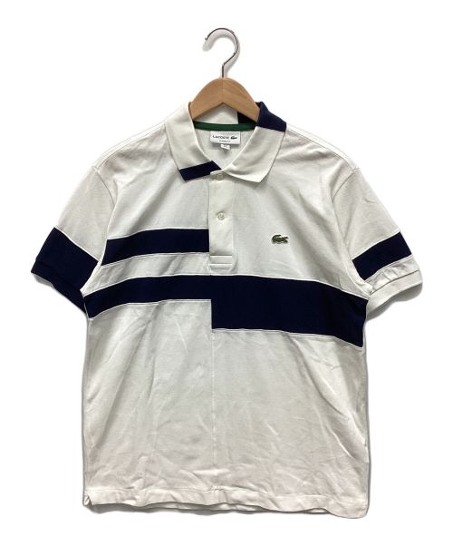 LACOSTE（ラコステ）LACOSTE (ラコステ) ポロシャツ ホワイト サイズ:Mの古着・服飾アイテム