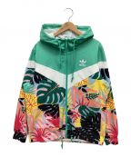 adidasアディダス）の古着「ウインドブレーカー」｜グリーン