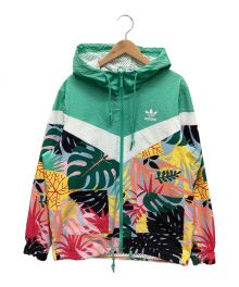 adidas（アディダス）の古着「ウインドブレーカー」｜グリーン